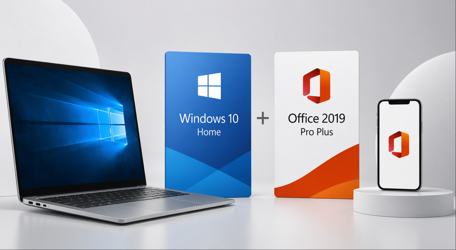 Windows 10 Home + Office 2019 Pro Plus - 1 Windows 10 Home + Office 2019 Pro Plus - key4gg.com - 1