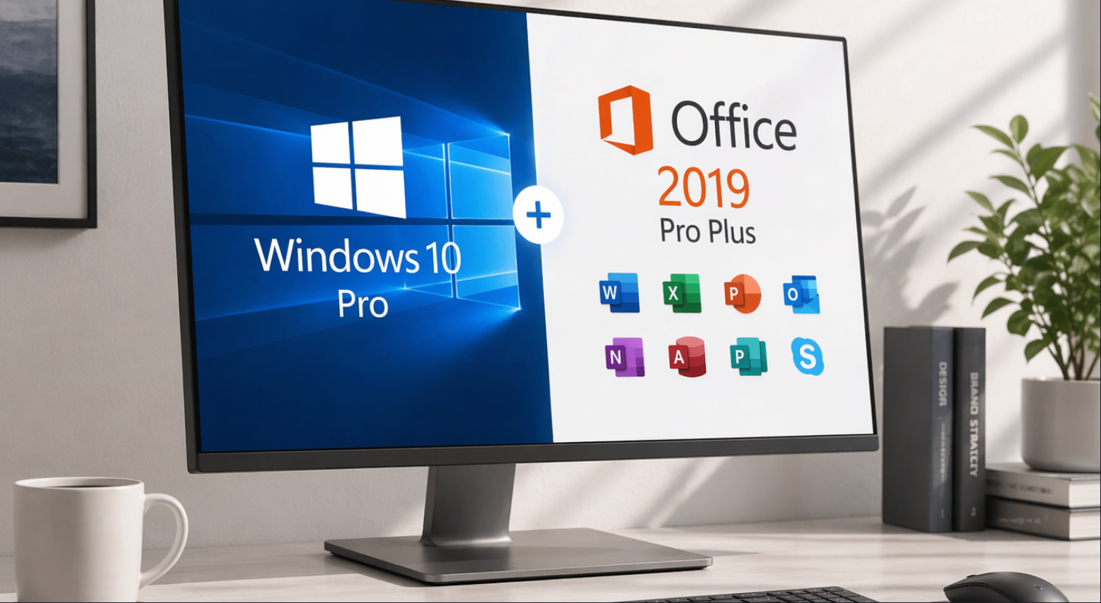 Windows 10 Pro + Office 2019 Pro Plus - 1 Windows 10 Pro + Office 2019 Pro Plus - key4gg.com - 1