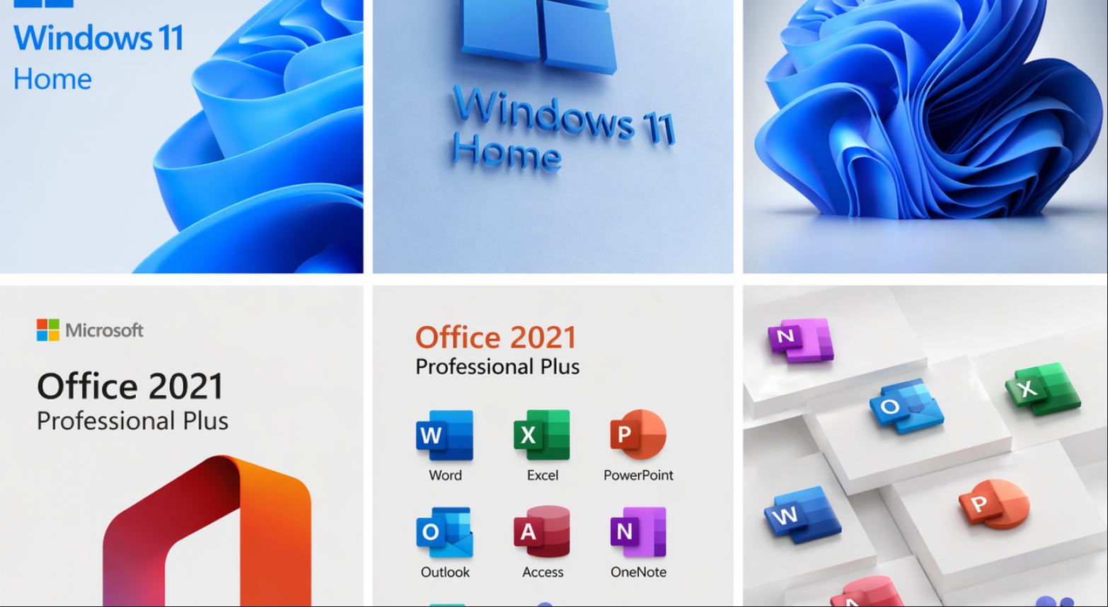 Windows 11 Home + Office 2021 Pro Plus - 1 Windows 11 Home + Office 2021 Pro Plus - key4gg.com - 1
