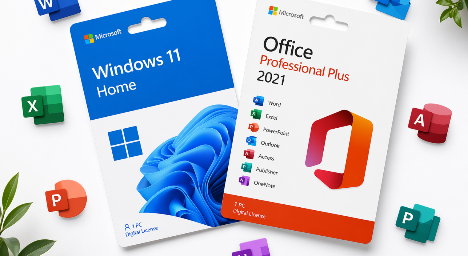 Windows 11 Home + Office 2021 Pro Plus - 2 Windows 11 Home + Office 2021 Pro Plus - key4gg.com - 2