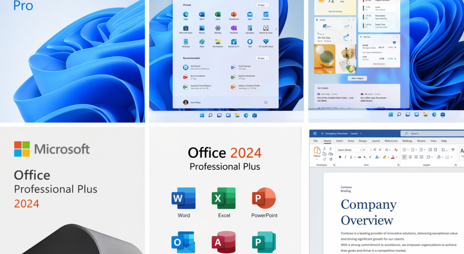 Windows 11 Pro + Office 2024 Pro Plus - key4gg.com - 1