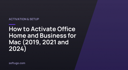 How to Activate Office Home and Business for Mac (2019, 2021 and 2024)