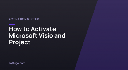 How to Activate Microsoft Visio and Project